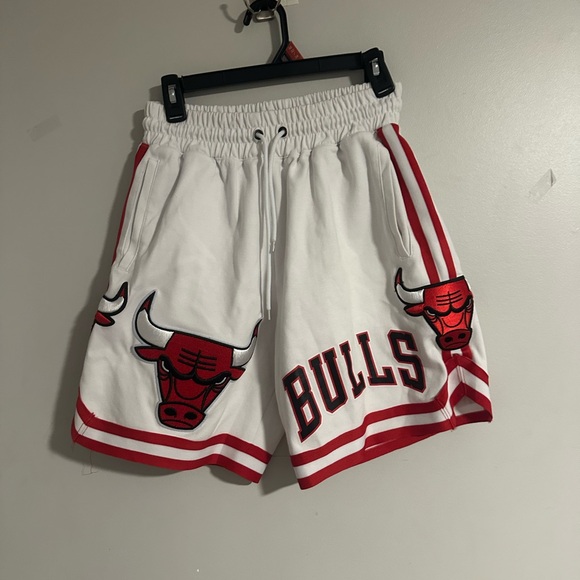 White and Red Bulls Men's Shorts